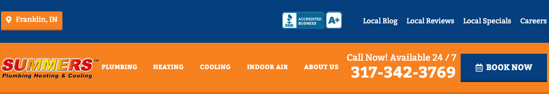 Summers Plumbing Heating & Cooling - Franklin